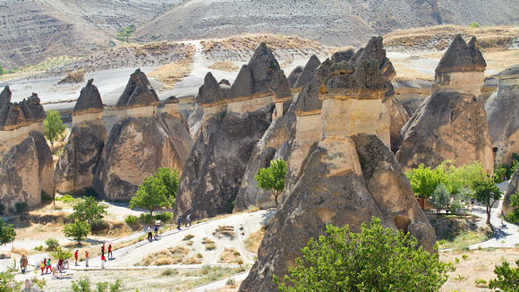 Mushroom rocks in Zelve Valley